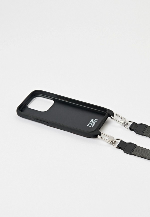Karl Lagerfeld Чехол для iPhone - 15 Pro, кросс-боди с кардслотом - фото 3
