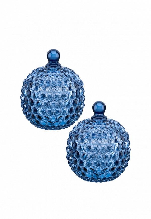 Elan Gallery Набор банок для хранения - 2х300 мл 11х11х13,5 см Пузырьки - фото 1