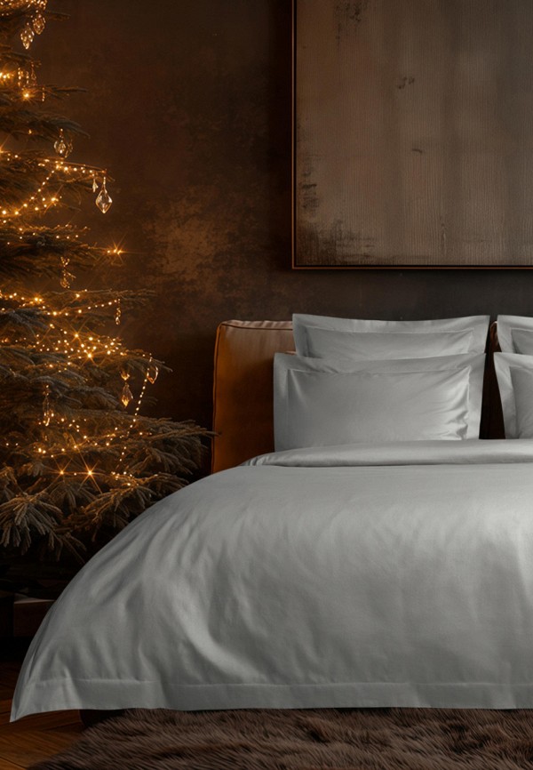 Bellehome Постельное белье 1,5-спальное - Стефания Khaki, сатин-премиум  300 ТС - фото 1