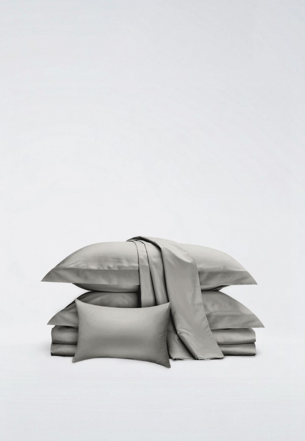 Bellehome Постельное белье 1,5-спальное - Стефания Khaki, сатин-премиум  300 ТС - фото 4