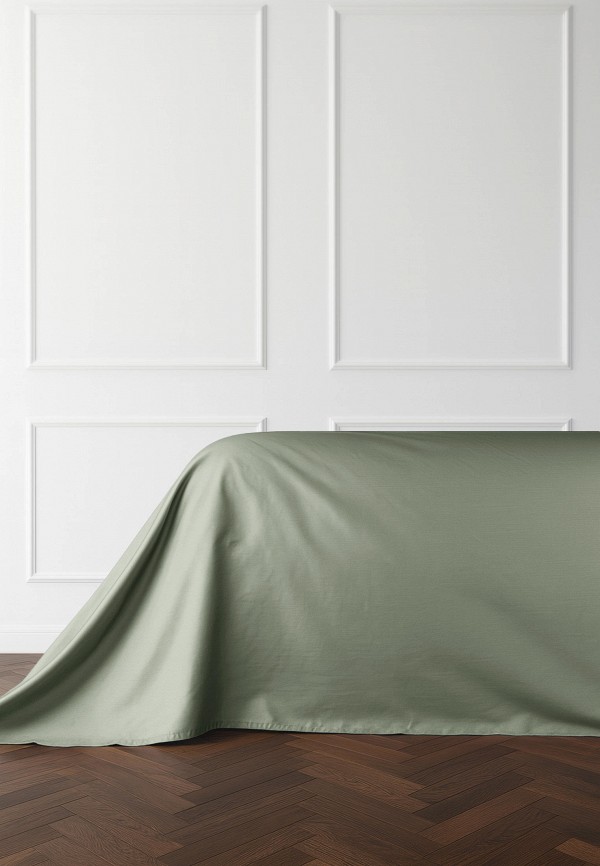Bellehome Простыня Евро - Стефания Olive 245х250 сатин - фото 1