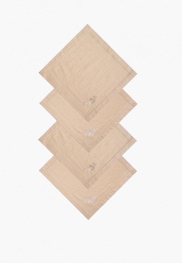 Bellehome Комплект салфеток сервировочных - Golden Oaks с вышивкой 4 шт. 40х40 см - фото 2