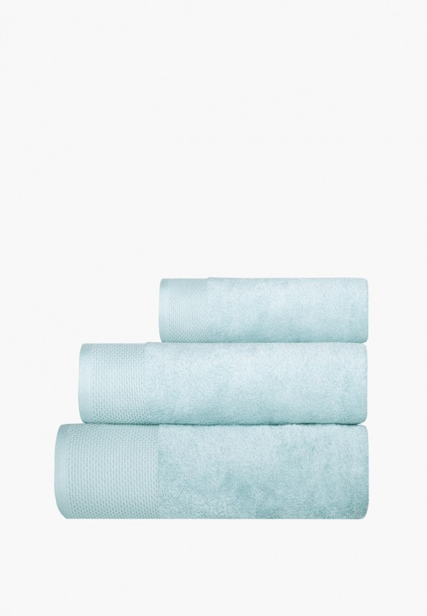 Bellehome Полотенца 3 шт. - махровые Минт 50х70 + 50х100 + 70х140 - фото 1