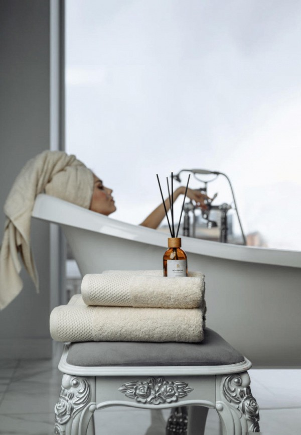 Bellehome Полотенца 3 шт. - махровые Экрю 50х70 + 50х100 + 70х140 - фото 6