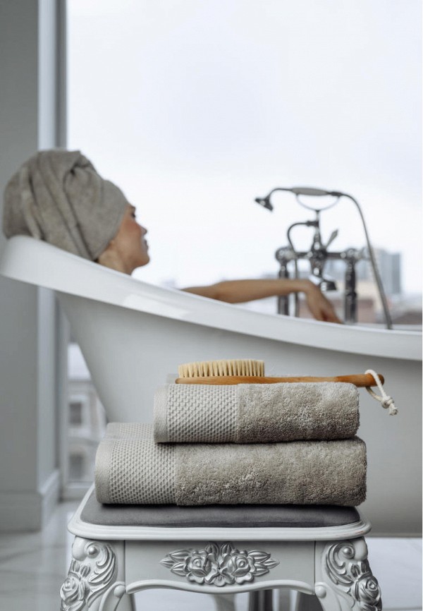 Bellehome Полотенца 3 шт. - махровые Миндаль 50х70 + 50х100 + 70х140 - фото 6