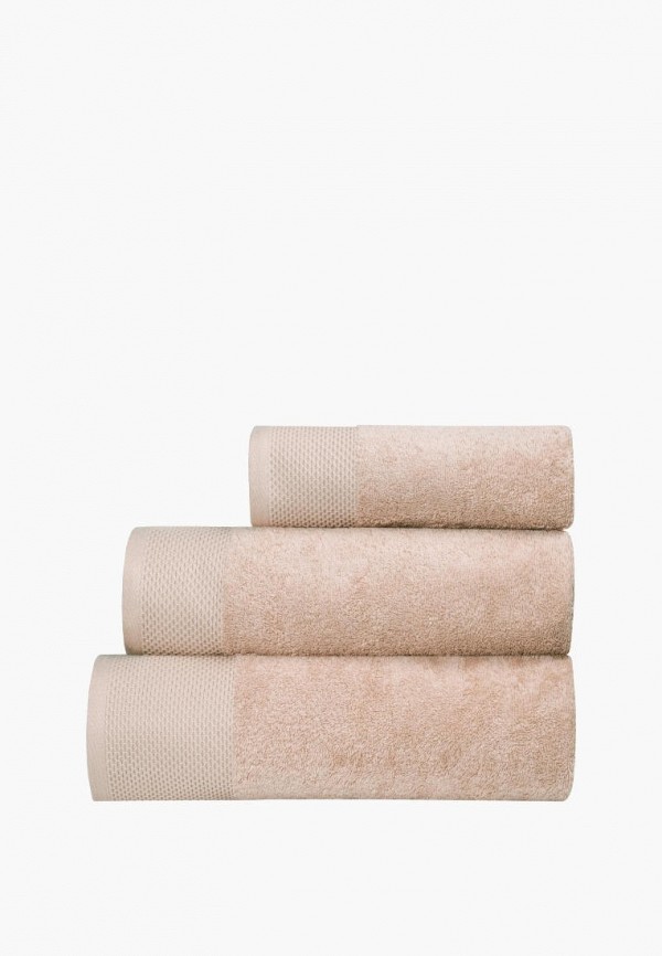 Bellehome Полотенца 3 шт. - махровые Кварц 50х70 + 50х100 + 70х140 - фото 1