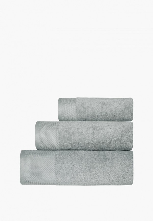 Bellehome Полотенца 3 шт. - махровые Айрон 50х70 + 50х100 + 70х140 - фото 1