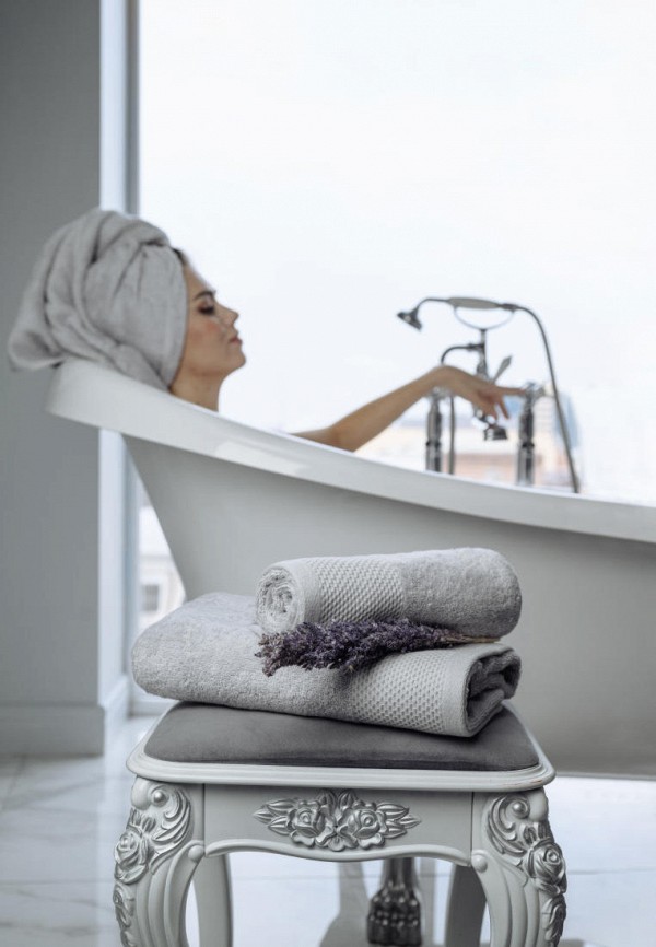 Bellehome Полотенце - махровое Смоки 50х70 - фото 6