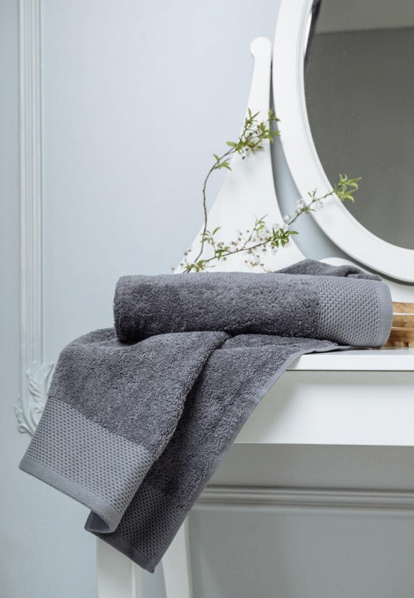 Bellehome Полотенце - махровое Антрацит 50х100 - фото 2