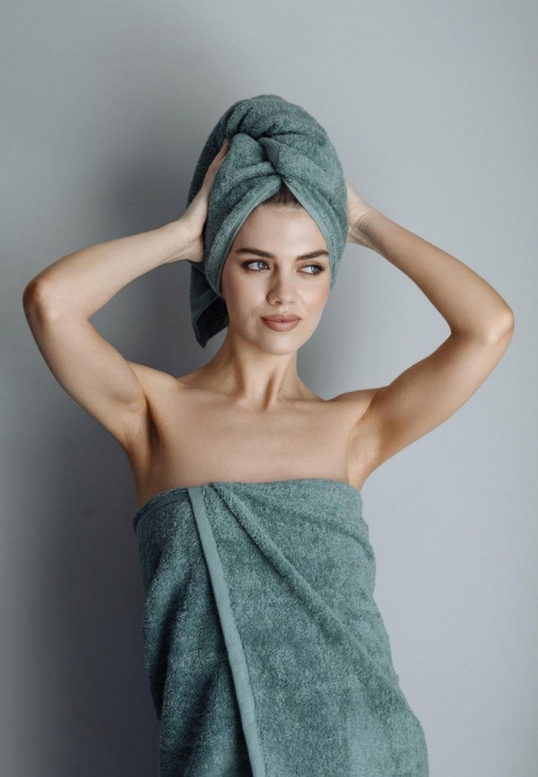 Bellehome Полотенце - махровое Аквамарин 70х140 - фото 3