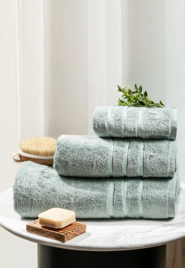 Bellehome Полотенце - бамбук Акито Малахит 50х70 - фото 3