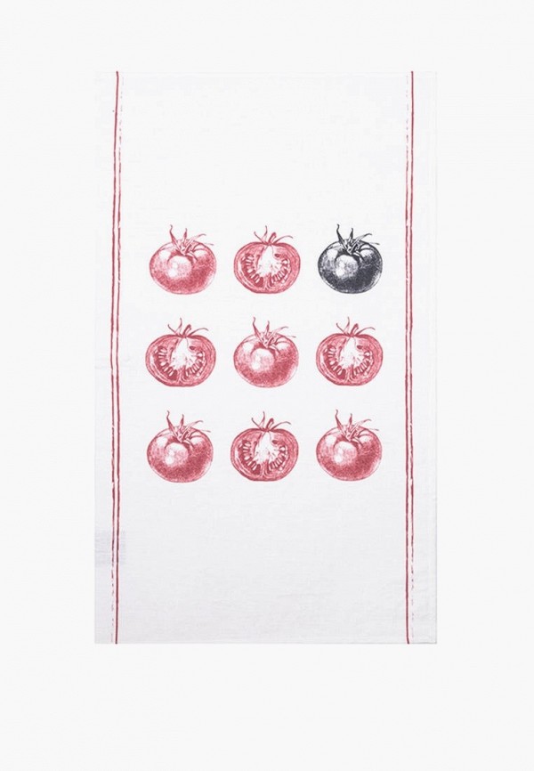 Bellehome Комплект кухонных полотенец - , Tomato лен хлопок принт 40х70 см 3шт. - фото 3