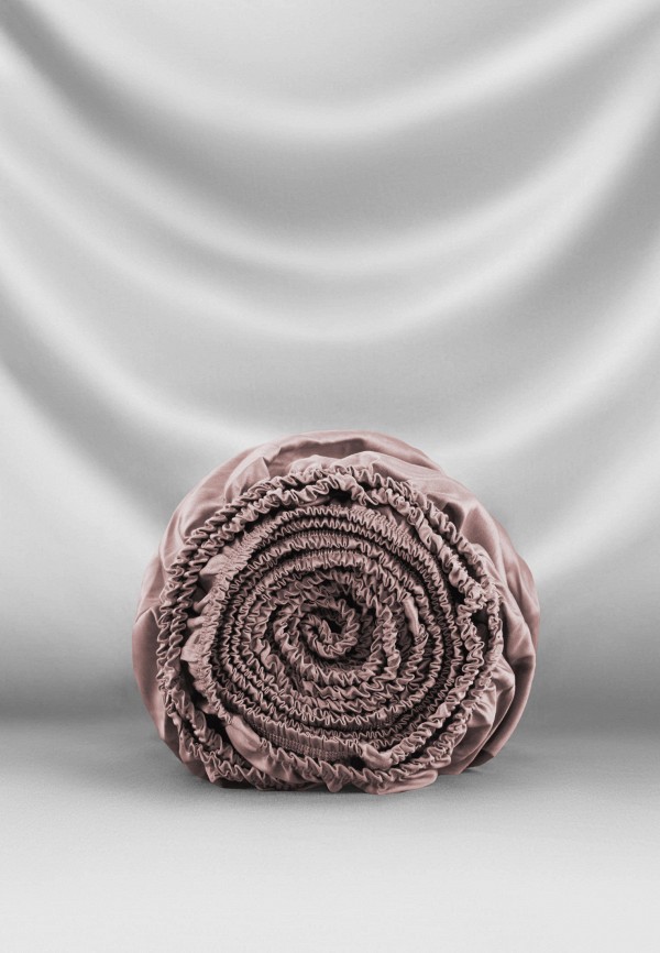 Bellehome Простыня 2-спальная - на резинке Стефания Marshmallow 180х200х30 сатин - фото 2