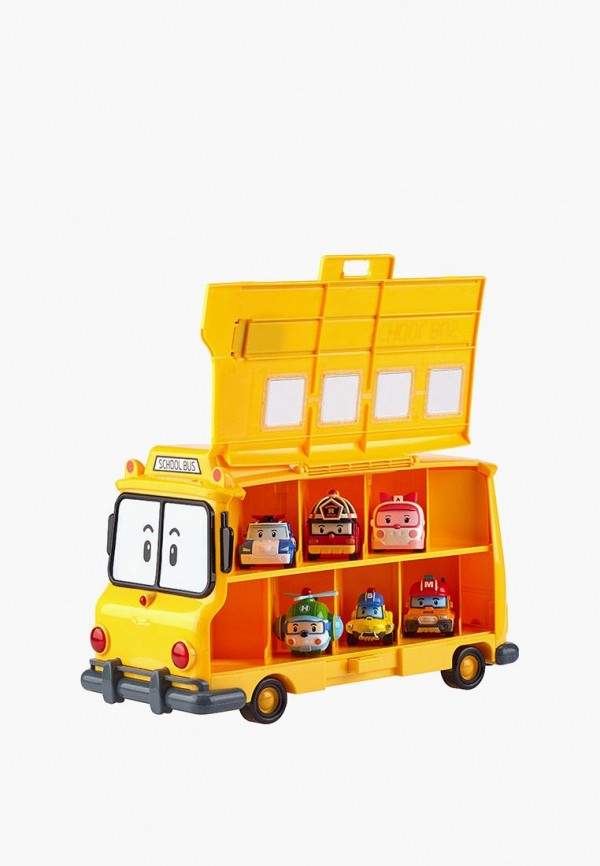 Robocar Poli Автобус - Кейс для хранения машинок Скулби - фото 2