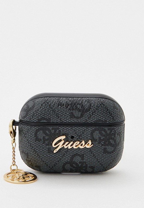 Guess Чехол для наушников и брелок - Airpods Pro 2, из экокожи PU leather - фото 1
