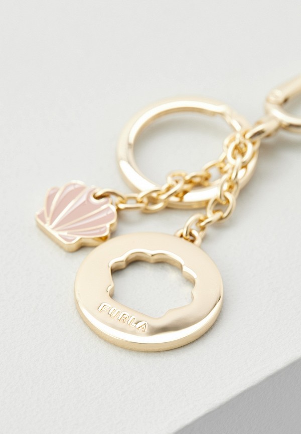 Crystal Keychain Furla Keychain FURLA Key Fob Camelia Crystal