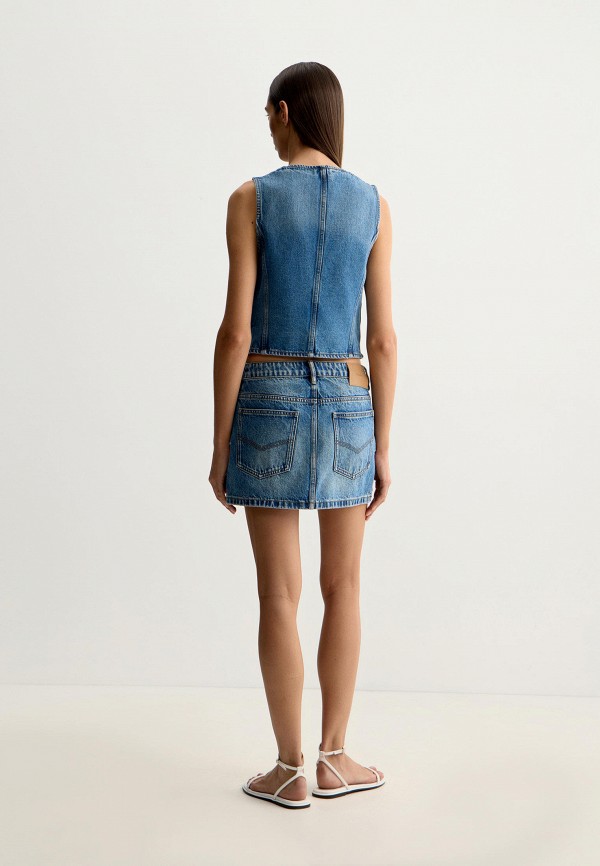 12 STOREEZ Юбка джинсовая - фото 3