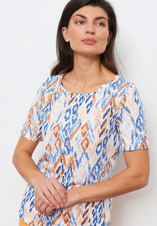 Футболка Gerry Weber, цвет: бежевый, MP002XW009SJ — купить в интернет ...