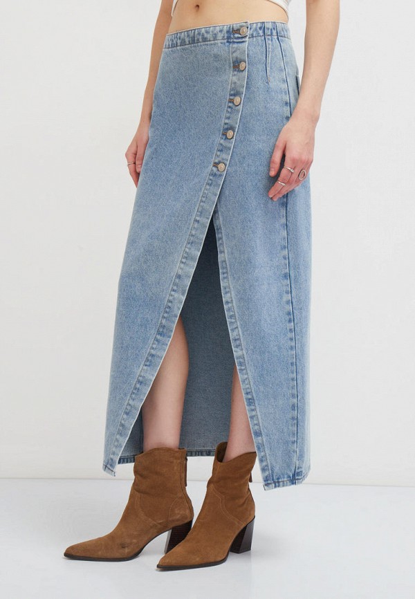 Vittoria Vicci Юбка джинсовая - фото 4