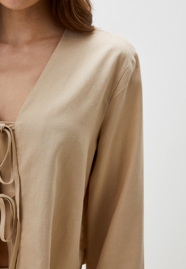 Блуза Sela, цвет: бежевый, MP002XW00GY5 — купить в интернет-магазине Lamoda