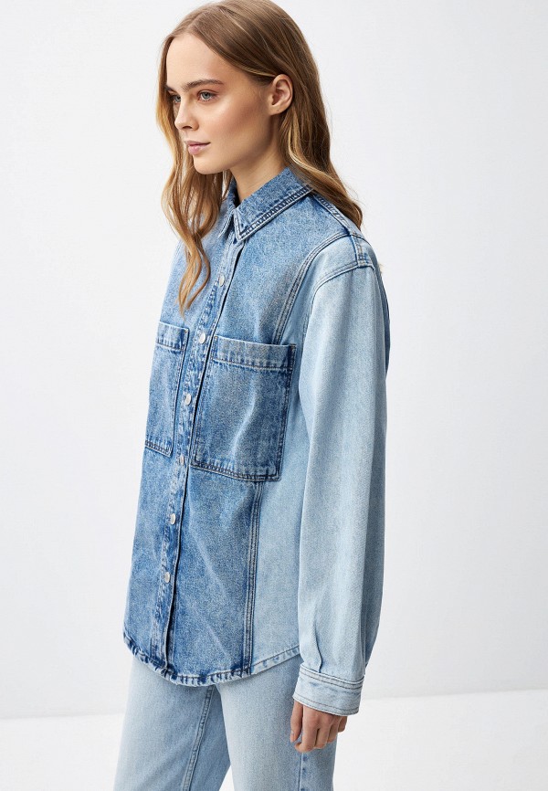 Sela Рубашка джинсовая - фото 4