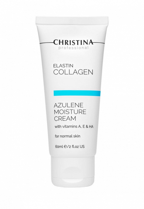 Christina Крем для лица - Elastin Collagen Azulene Moisture Cream With Vit. A, E & HA 60 мл - фото 1