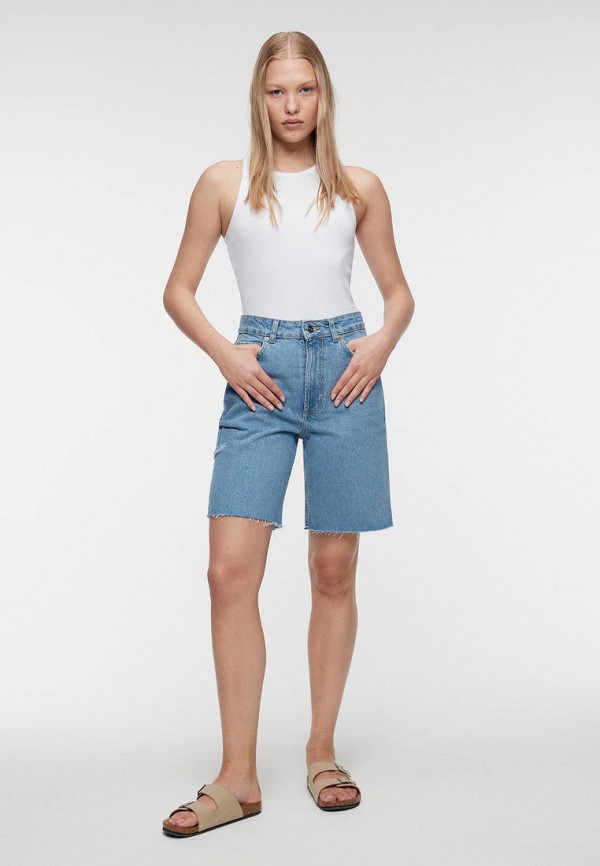 Celine джинсовые бермуды