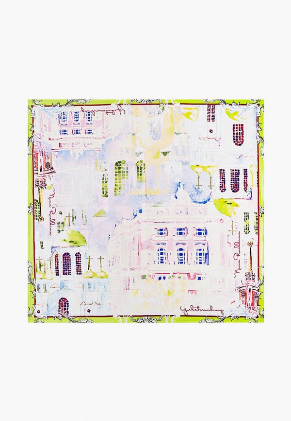 Русские в моде Платок - Я Горожанка  с ручной подшивкой - фото 1