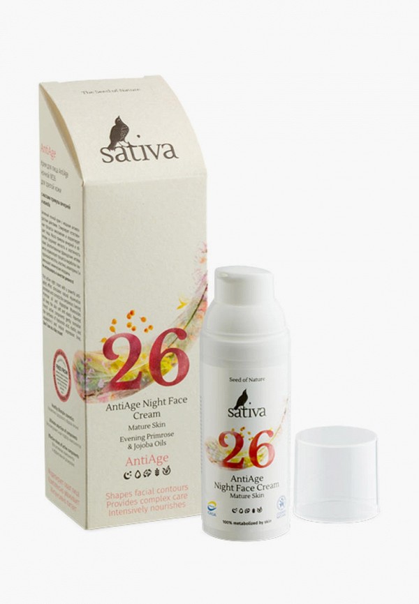 Sativa Крем для лица ночной - для зрелой кожи - фото 1