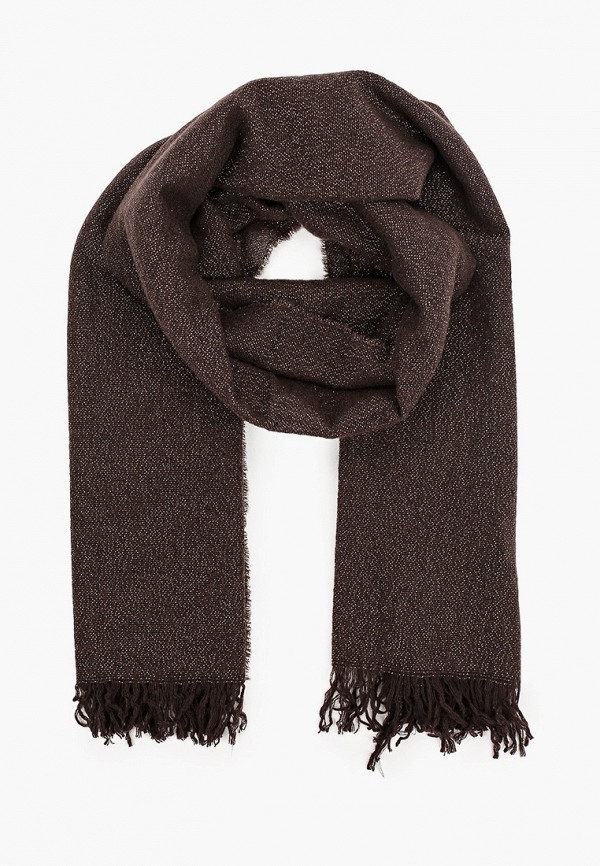 коричневый шарф