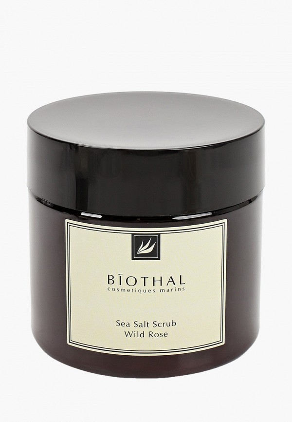 Скраб для тела Biothal соляной, с ароматом розы, цвет: прозрачный ...