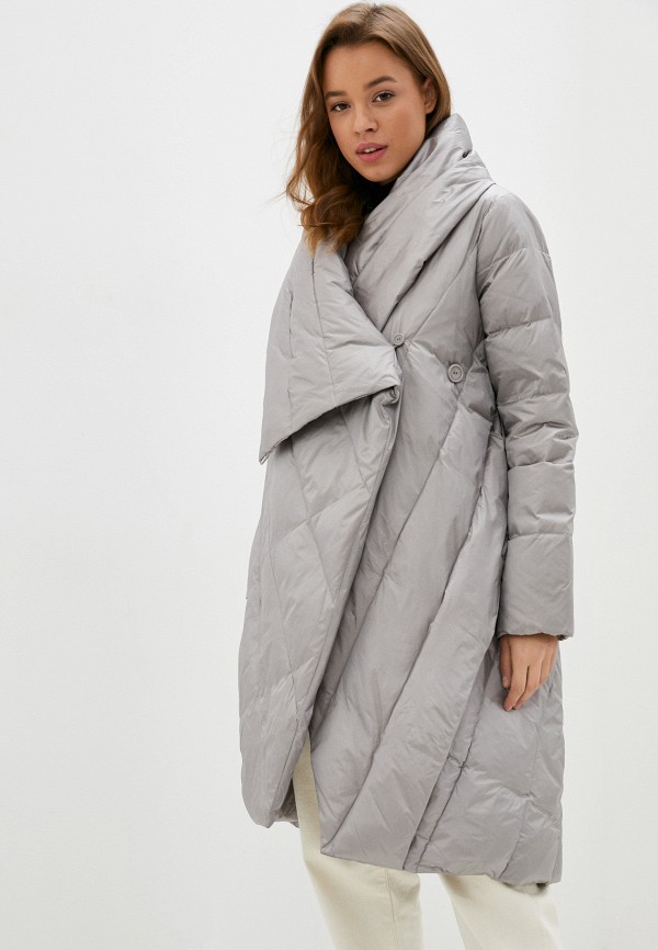 Пуховик Снежная Королева, цвет: серый, MP002XW02W36 — купить в интернет ...