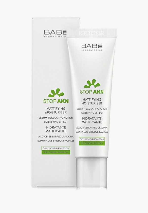 Babe Laboratorios Эмульсия для лица матирующая, увлажняющая, для жирной и склонной к акне кожи, 50 мл