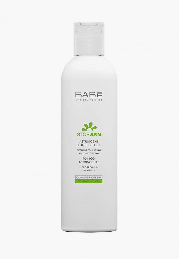 Babe Laboratorios Тоник для лица сужающий поры с эффектом матирования Stop Akn, 250 мл