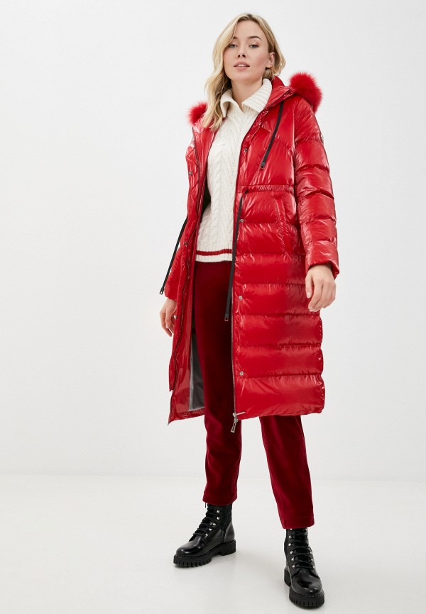 Куртка утепленная Dshe, цвет: красный, MP002XW03INF — купить в интернет ...