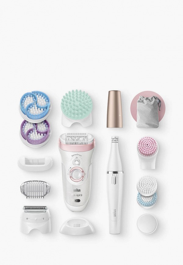 Braun premium Набор эпилятор и массажные насадки Silk-epil 9 Beauty Set SES 9-995