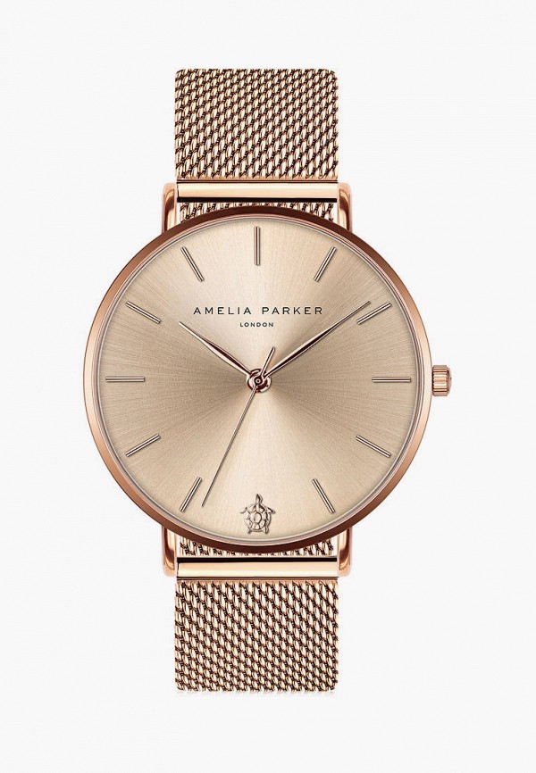 Amelia Parker Часы - Gold Sky Rose gold Mesh - фото 1