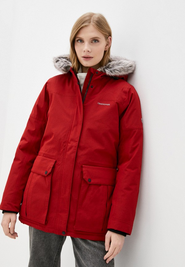 Парка Craghoppers Elison Jacket, цвет: красный, MP002XW04AMR — купить в  интернет-магазине Lamoda
