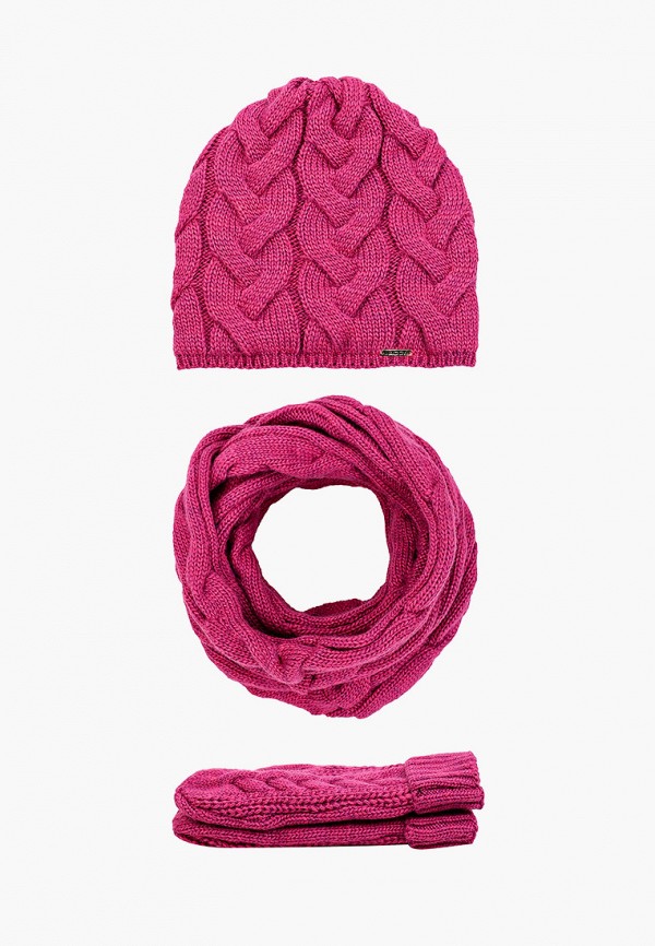 Jagga Шапка, снуд и варежки - Тюльпан - фото 1