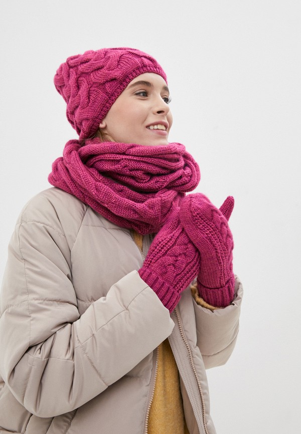 Jagga Шапка, снуд и варежки - Тюльпан - фото 5