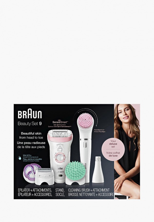 Braun Набор для депиляции - Silk-epil 9 Beauty Set SES 9-985, 40 пинцетов - фото 2