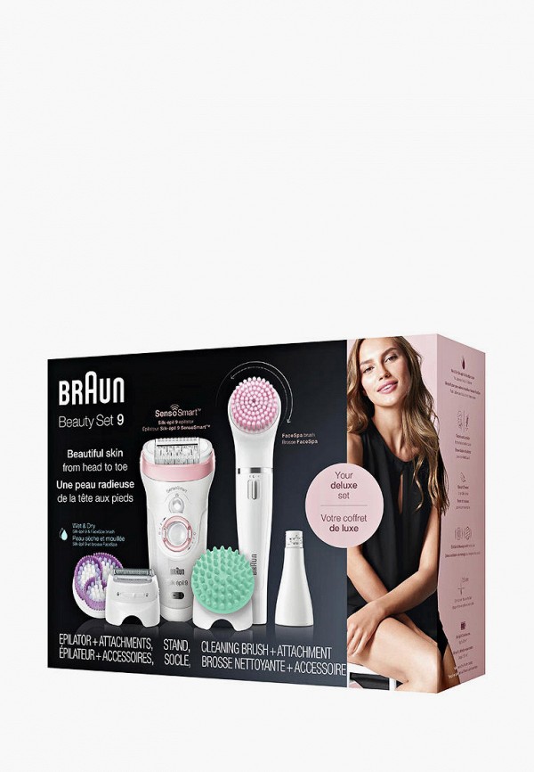Braun Набор для депиляции - Silk-epil 9 Beauty Set SES 9-985, 40 пинцетов - фото 1