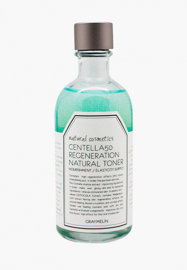 Graymelin Тонер для лица - Graymelin Centella 50 Regeneration Natural Toner с центеллой, 130 мл - фото 1