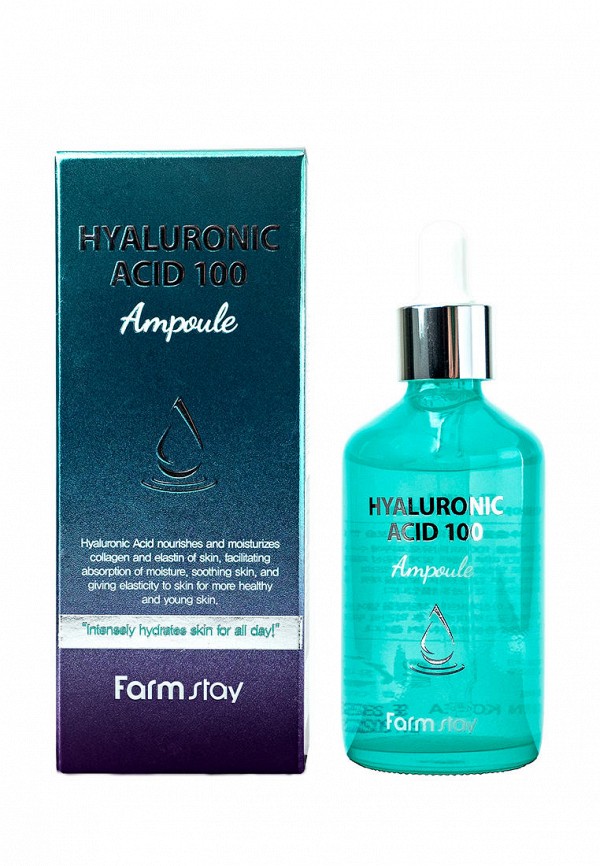 Farmstay Сыворотка для лица - Ампула со 100% экстрактом гиалурона 100 мл - фото 1