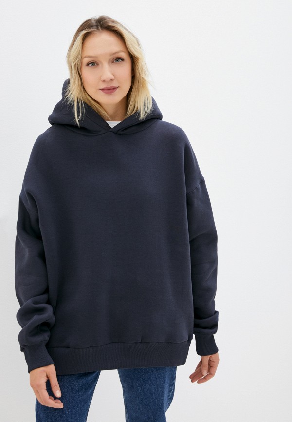 Худи Naturel, цвет: синий, MP002XW0578L — купить в интернет-магазине Lamoda