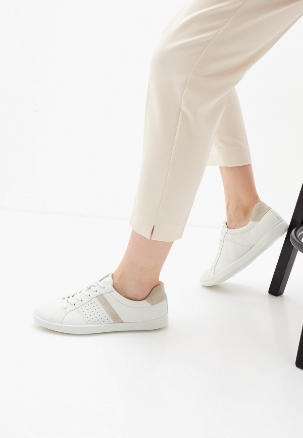 Ecco leisure white discount