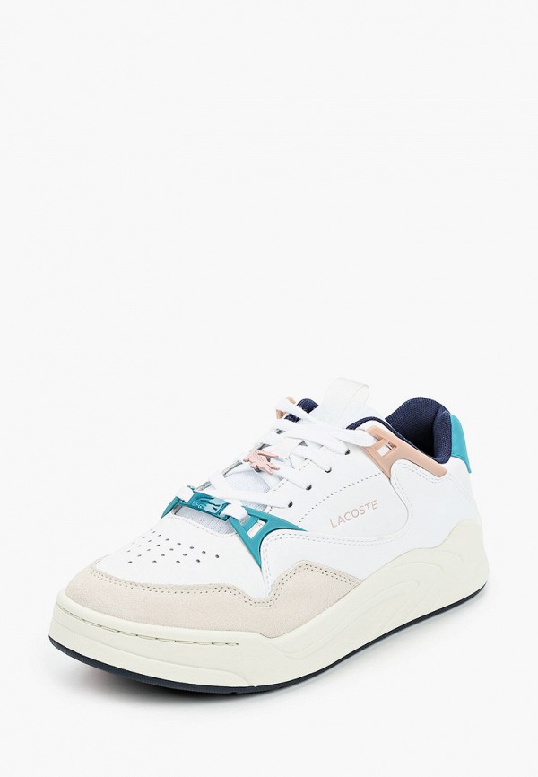 lacoste court slam on feet