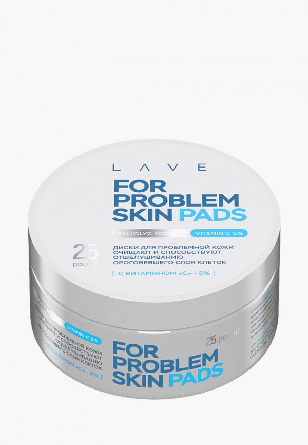 Lave Пилинг-пэды для лица - FROM PROBLEM SKIN PEDS, Очищающие, с салициловой кислотой, 25 шт. - фото 1