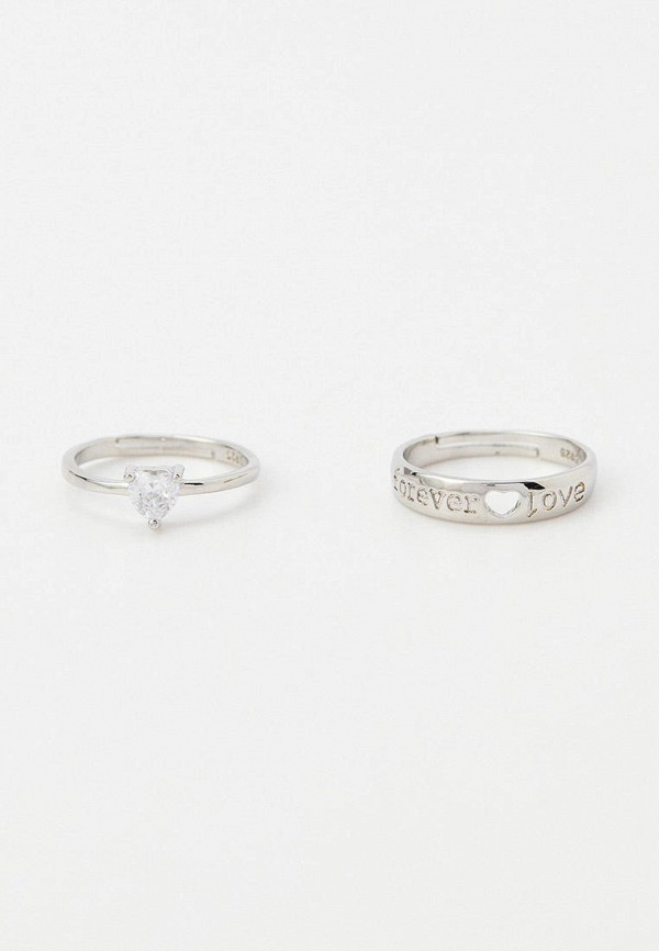Ice&High Collection Кольца 2 шт. - покрытие серебро 925 пробы (S925) - фото 1