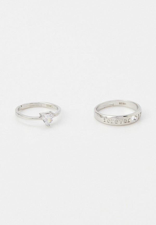 Ice&High Collection Кольца 2 шт. - покрытие серебро 925 пробы (S925) - фото 2
